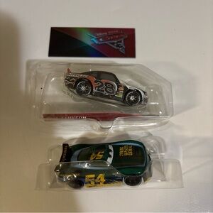 Lot Of Two Disney Pixar Cars #54, #28 Ty Gibbs, Phil Tankson